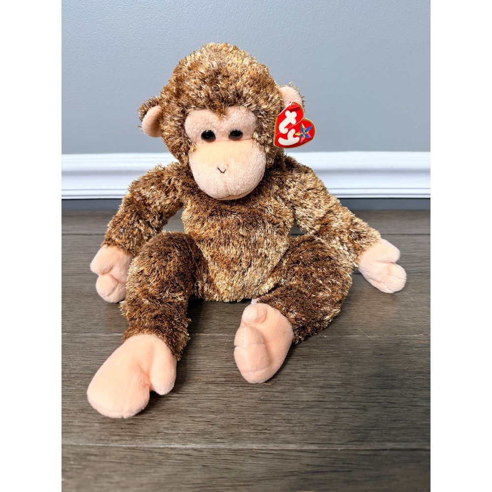 Vintage 2003 TySilk Beanie Buddies Bonsai the Monkey WST